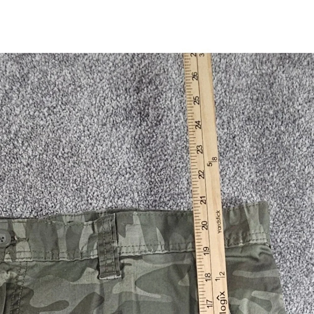 George Cargo Shorts Mens 44 (Fits‎ 42)Green Military Camouflage Outdoor PlusSize